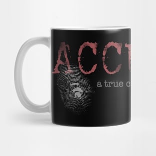 Accused for dark backgrounds Mug